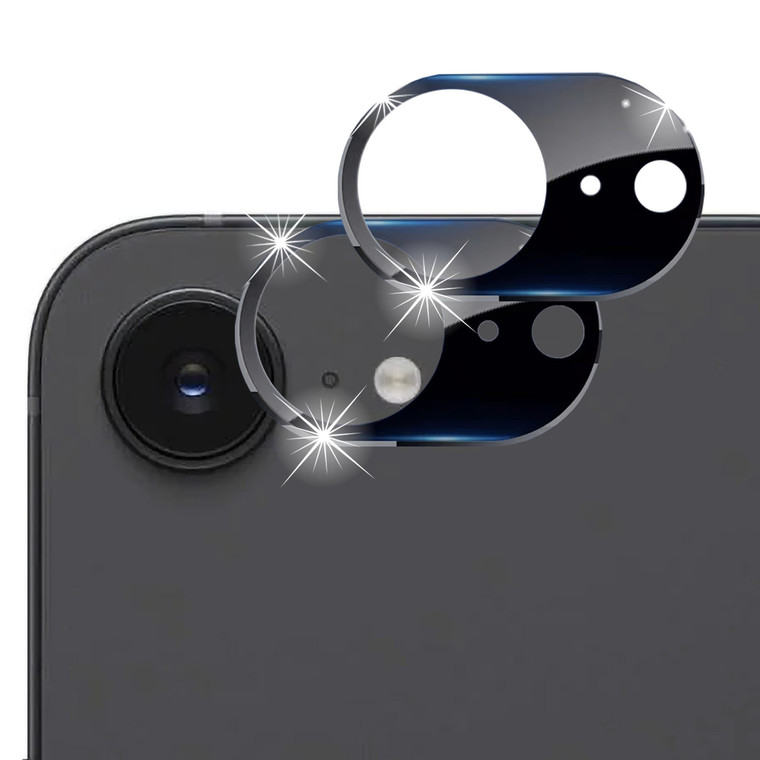 2x iPhone 17e (6.1") Premium Full Coverage Camera Lens Tempered Glass