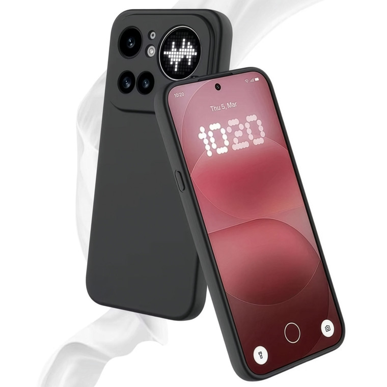Nothing Phone (4a) Pro Black Premium Soft TPU Gel Back Protective Case