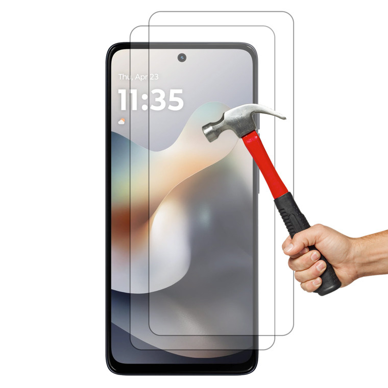2x Motorola Moto G56 5G Premium 9H Tempered Glass Screen Protectors