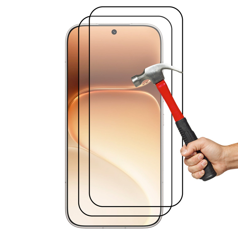2x HONOR 600 5G Premium Full Cover 9H Tempered Glass Screen Protectors