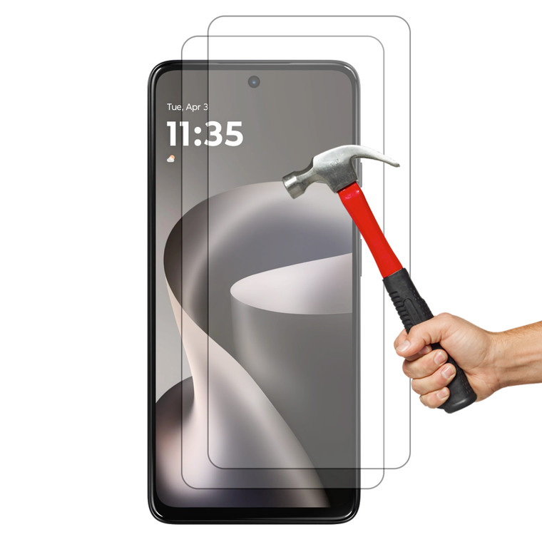 2x Motorola Moto G37 5G Premium 9H Tempered Glass Screen Protectors