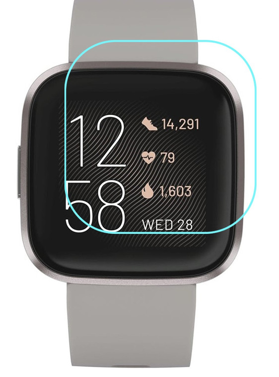 3x Premium Ultra Clear Screen Protector Film for Fitbit Versa 2