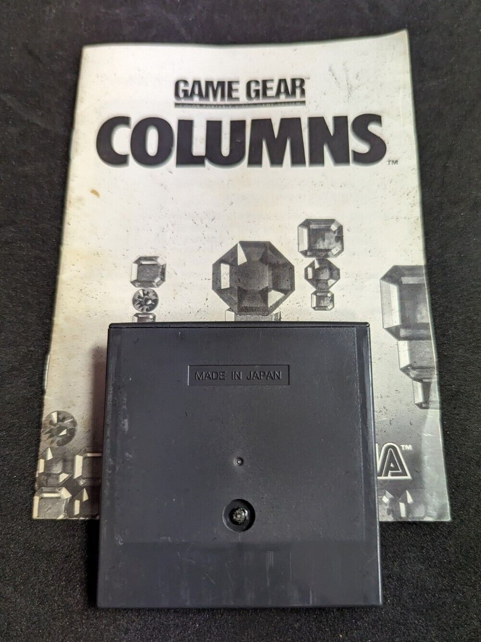 set notices / jeu columns + console / game gear / SEGA