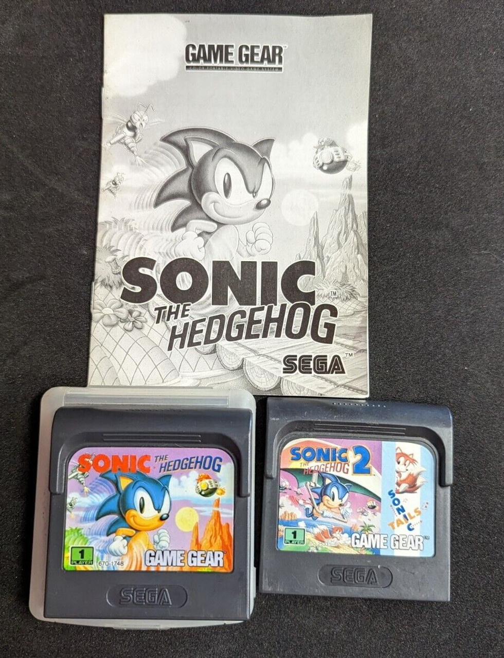 Sega Game Gear Sonic the Hedgehog 2 With Instruction Manual