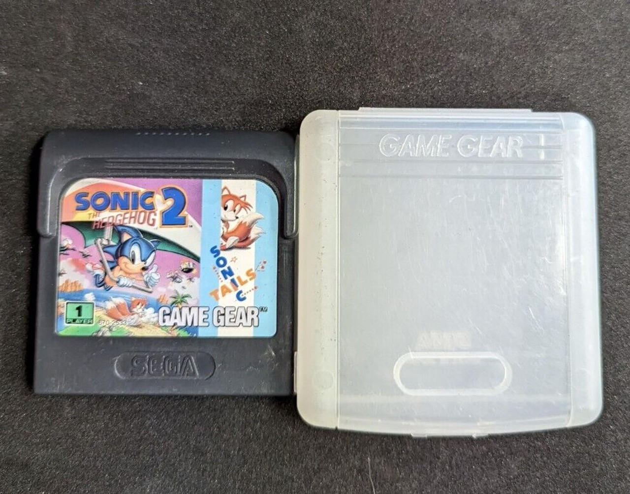 Sonic the Hedgehog 2 w/Manual & Case Sega Game Gear Cleaned & Tested  Authentic