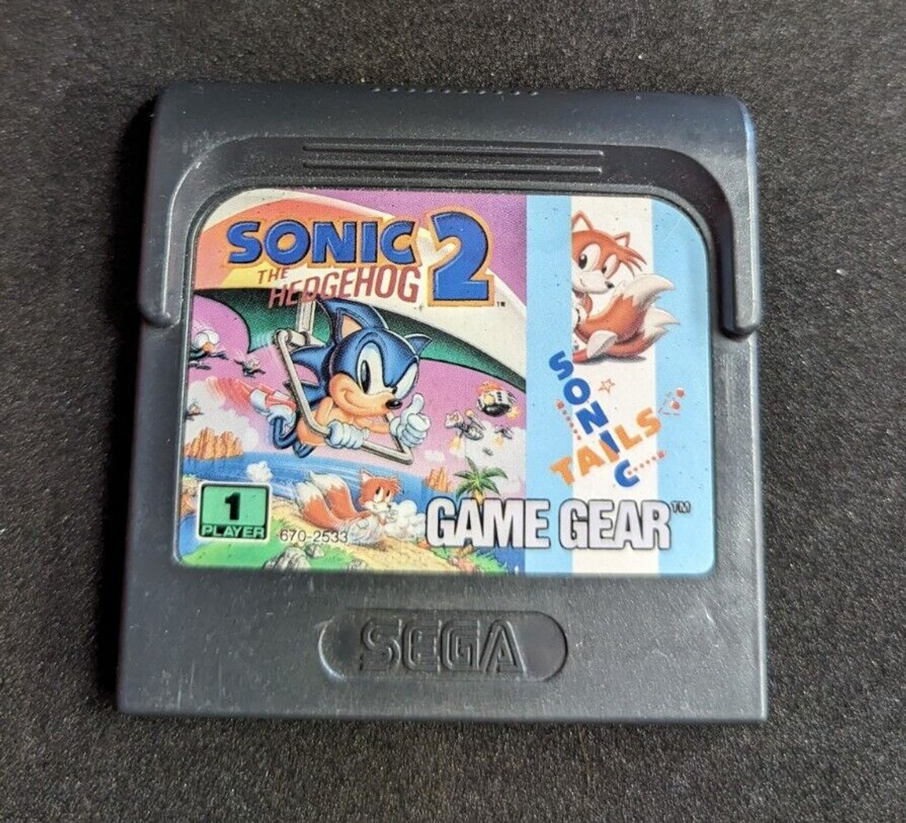 Sonic the Hedgehog 2 w/Manual & Case Sega Game Gear Cleaned & Tested  Authentic
