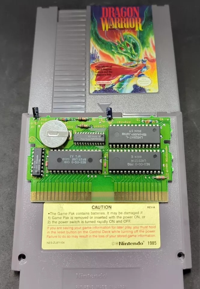 Dragon Warrior Nintendo NES 1989 w/ Box, Sleeve & Manual