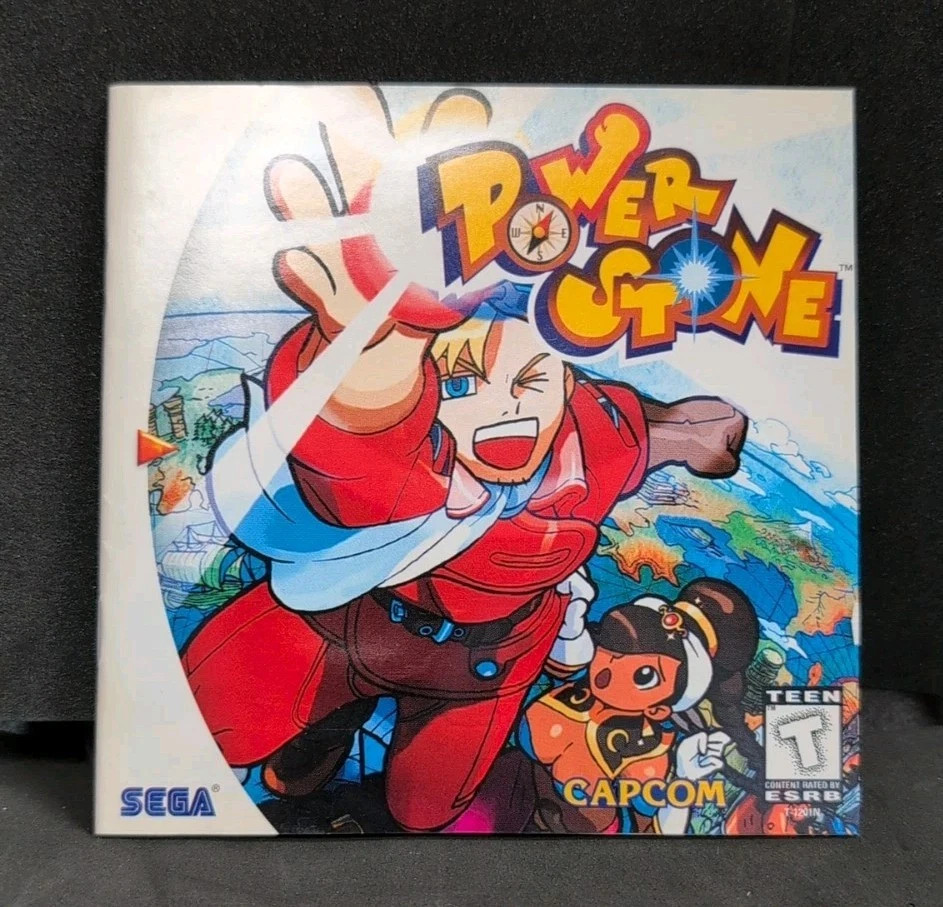 Power Stone (Sega Dreamcast, 1999) – Complete CIB w/ Registration