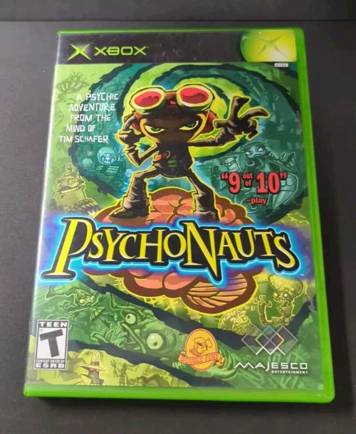 Psychonauts (Microsoft Xbox, 2005) - Manual Included