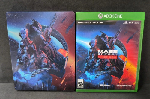 Mass Effect Legendary Edition Xbox One steelbook with game included tested and in good condition Mass Effect Legendary Edition Xbox One steelbook with game included tested and in good condition