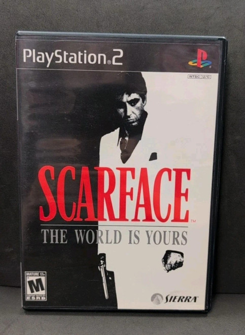Scarface The World is Yours PlayStation 2 complete with case and manual tested and in good condition Scarface The World is Yours PlayStation 2 complete with case and manual tested and in good condition