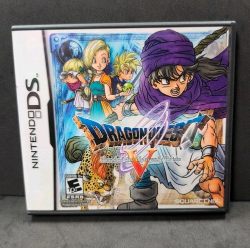 Dragon Quest V Hand of the Heavenly Bride Nintendo DS complete with case manual and cartridge tested in good condition Dragon Quest V Hand of the Heavenly Bride Nintendo DS complete with case manual and cartridge tested in good condition