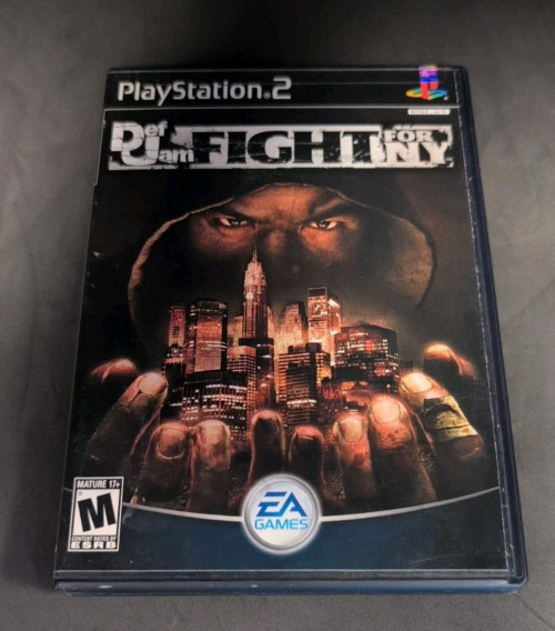 Authentic Def Jam Fight for NY PlayStation 2 disc with original artwork