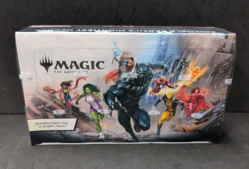 Authentic Magic The Gathering Marvel Super Heroes Play Booster Box factory sealed