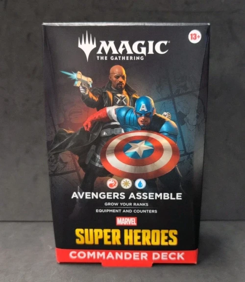 Authentic Magic The Gathering Marvel Super Heroes Commander Deck Avengers Assemble factory sealed