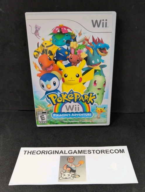 Authentic PokéPark Wii Pikachu's Adventure complete game with case disc and manual