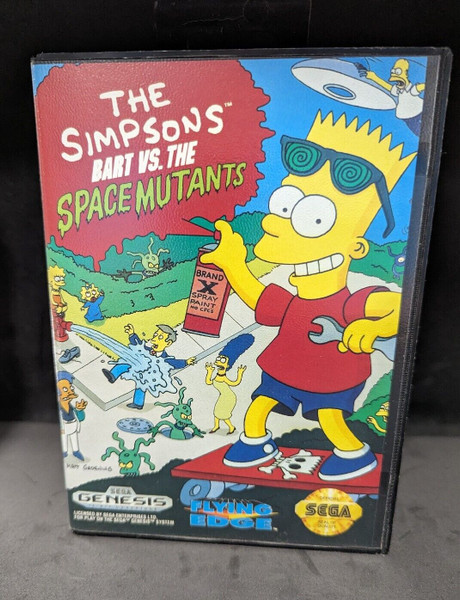 Simpsons Bart vs The Space Mutants (Sega Genesis)
