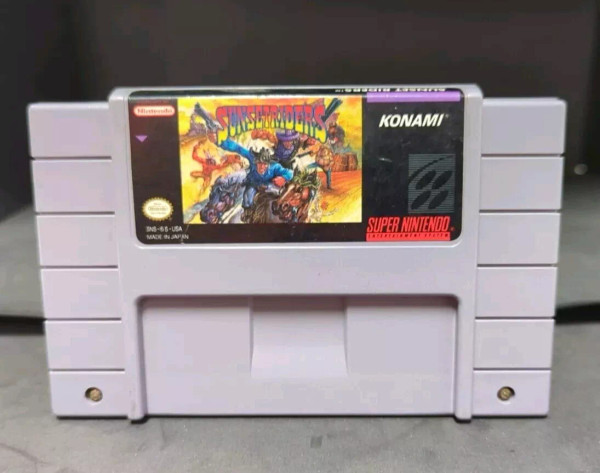 Sunset Riders Super Nintendo SNES Konami - Authentic