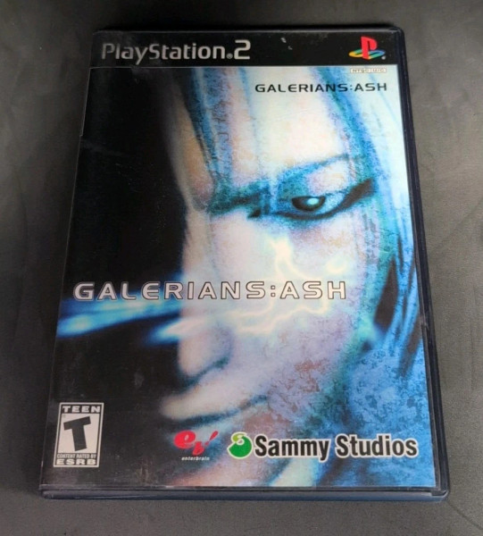 Authentic Galerians Ash PlayStation 2 case disc and inserts with registration card