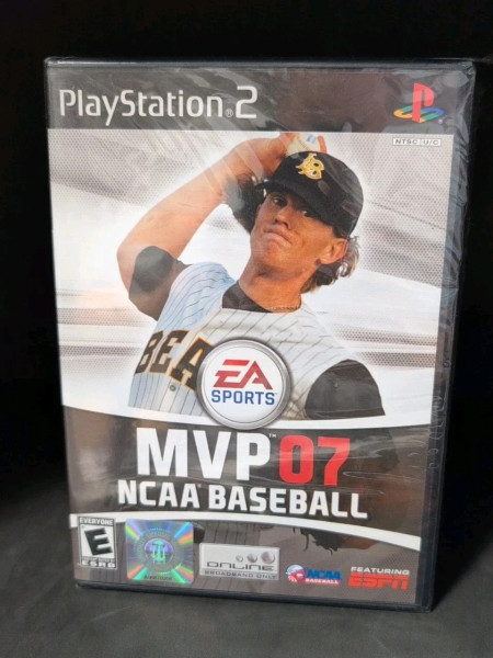 Authentic MVP 07 NCAA Baseball PlayStation 2 factory sealed game with original artwork