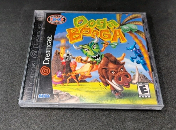 Authentic Ooga Booga Sega Dreamcast case disc manual and registration card
