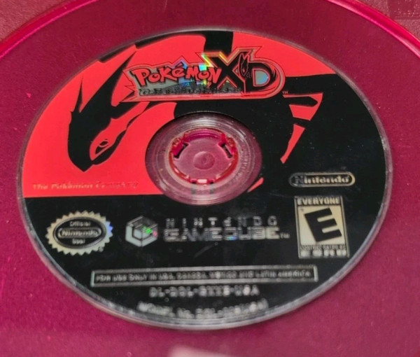 Authentic Pokémon XD Gale of Darkness Nintendo GameCube game disc
