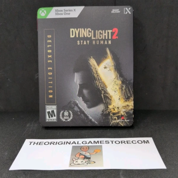 Authentic Dying Light 2 Stay Human Deluxe Edition SteelBook for Xbox Series X and Xbox One with game disc