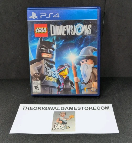 Authentic LEGO Dimensions PlayStation 4 game disc and original manual only