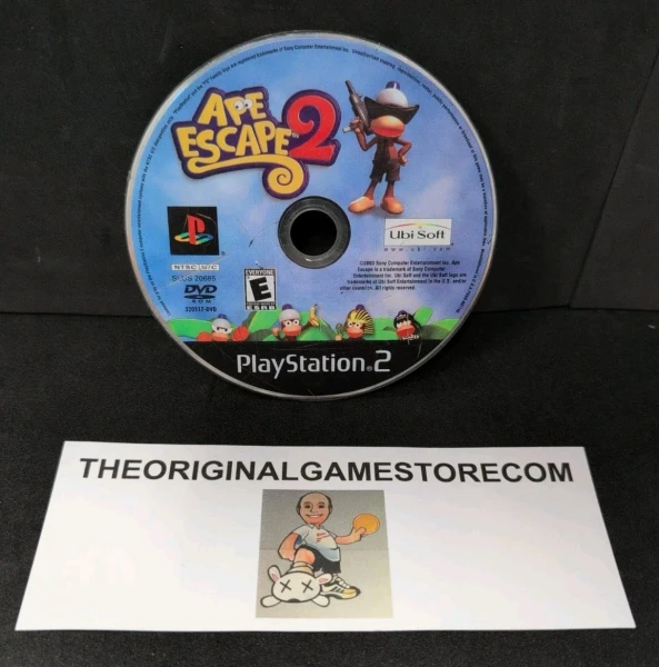 Authentic Ape Escape 2 Sony PlayStation 2 game disc only