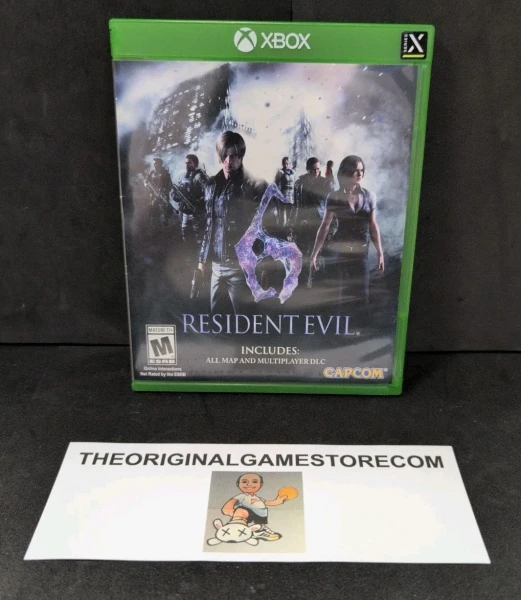 Authentic Resident Evil 6 Microsoft Xbox One game with case and disc