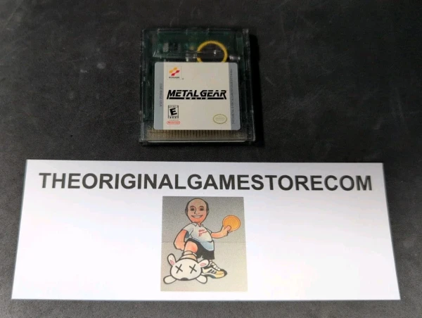 Authentic Metal Gear Solid Nintendo Game Boy Color cartridge with new battery