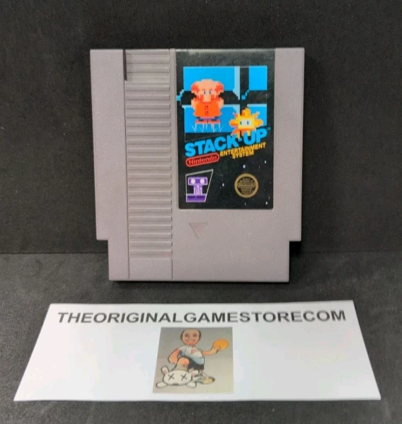 Authentic Stack-Up Nintendo NES 5-screw game cartridge only R.O.B. series