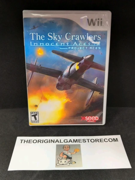 Authentic The Sky Crawlers Innocent Aces Nintendo Wii complete in box with game disc case and manual