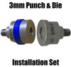 18 Piece Punch and Die Kit for SPR-12 Aluminum Self Piercing Rivet Gun F