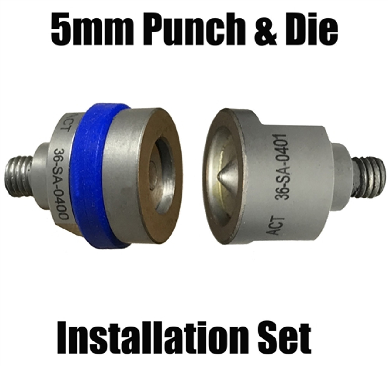 18 Piece Punch and Die Kit for SPR-12 Aluminum Self Piercing Rivet Gun H