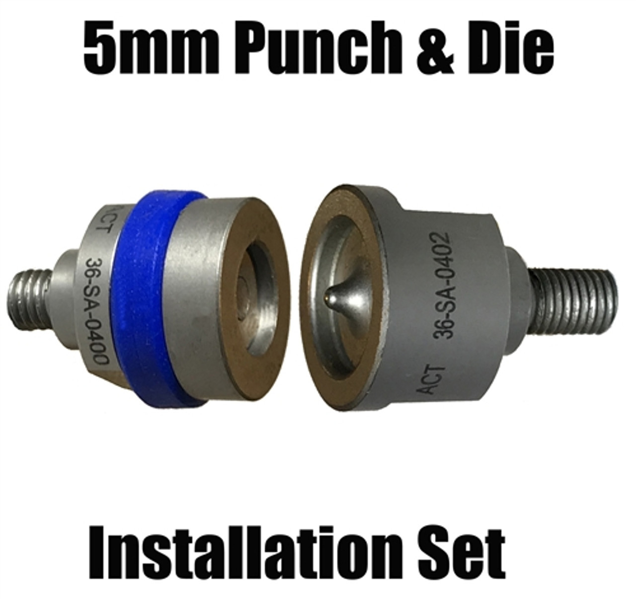 18 Piece Punch and Die Kit for SPR-12 Aluminum Self Piercing Rivet Gun I