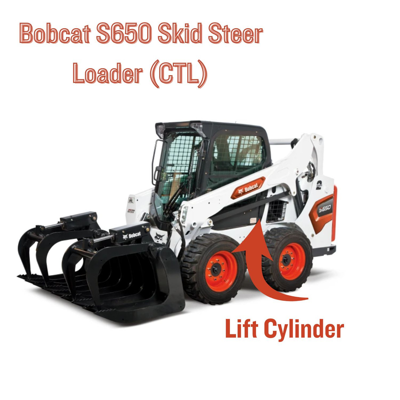 Bobcat S650 Skid Steer Loader (CTL) c lift