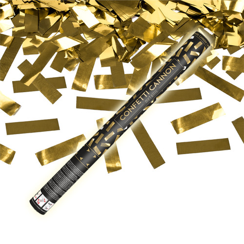 Confetti Cannon 60cm gold foil confetti