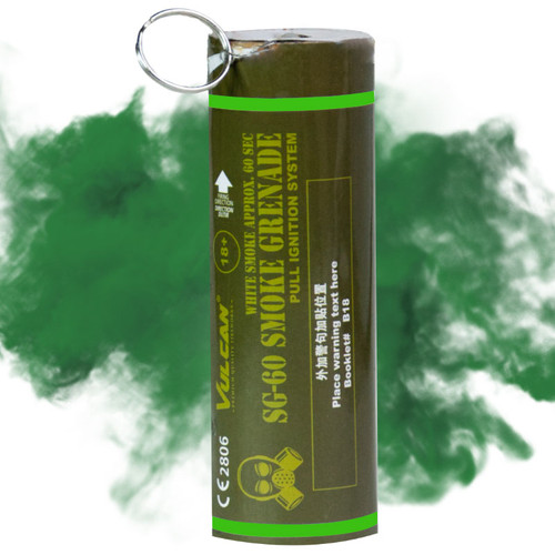 Smoke grenade GREEN wire pull | P1