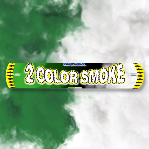 2-Color Smoke - GREEN & WHITE