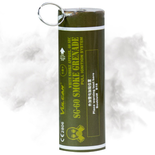 Smoke grenade WHITE wire pull