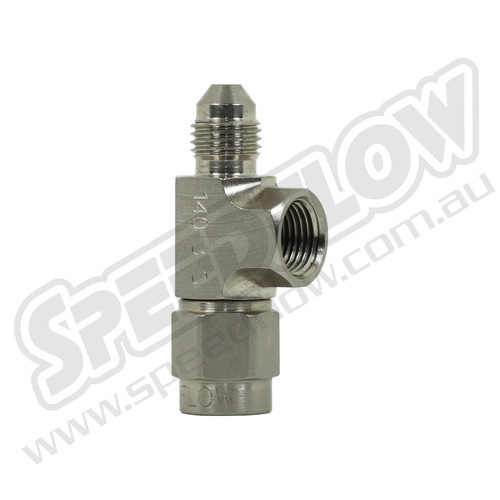 Female to Male with 1/8"NPT Port - Steel From: