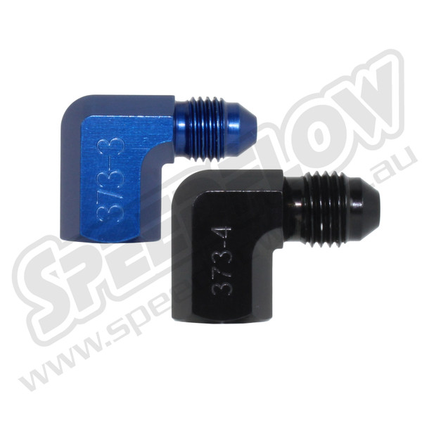 90° Male AN to 1/8" NPT Female Adapter