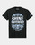 Ruff Draft Shine Different heavyweight black t-shirt with diamond graphic front view