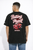 Ruff Draft Betting On Myself heavyweight black t-shirt with red dice graphic front view