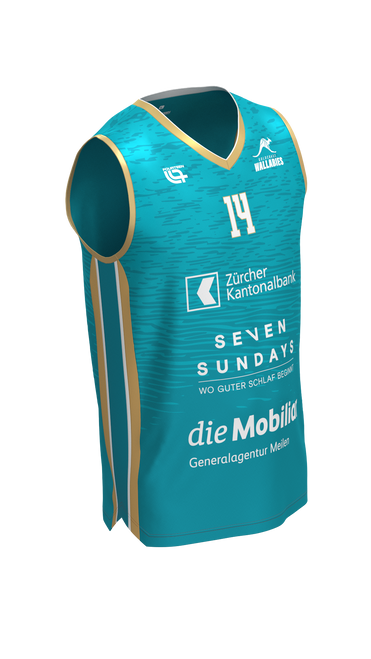 Wallabies - Away Kids Performance Competition Shirt