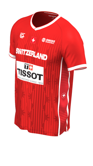 Swiss Basket - Players Shooting Shirt AWAY