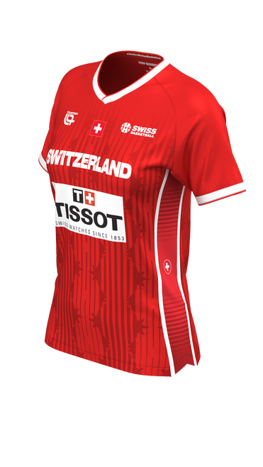 Swiss Basket - Players Women Shooting Shirt AWAY