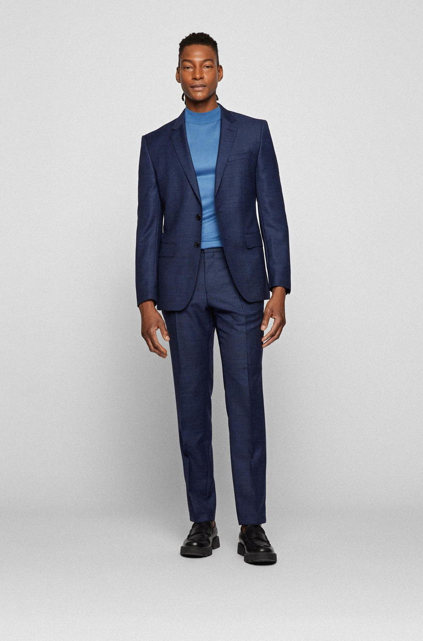 春のセール！【新品】HUGO BOSS 濃紺スーツ メンズビジネススーツ | HUGO BOSS
