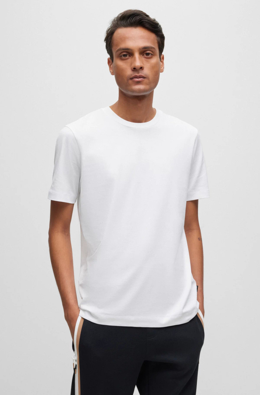 Tシャツ・カットソー BOSS Men T-shirt White 50468972 100 BOSS T-SHIRT THOMPSON NOS 50468972 - HUGO BOSS NZ